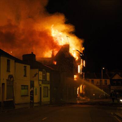 Flammen über London