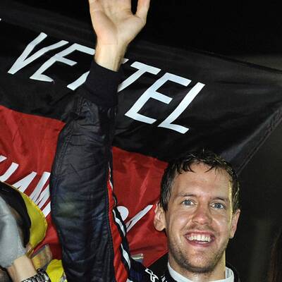 So jubeln Vettel und seine Fans