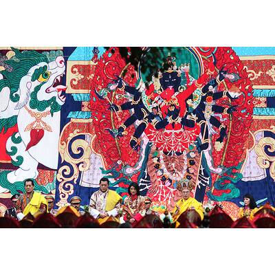 So heiratet König Jigme Khesar Namgyal Wangchuck von Bhutan seine Jetsun Pema.