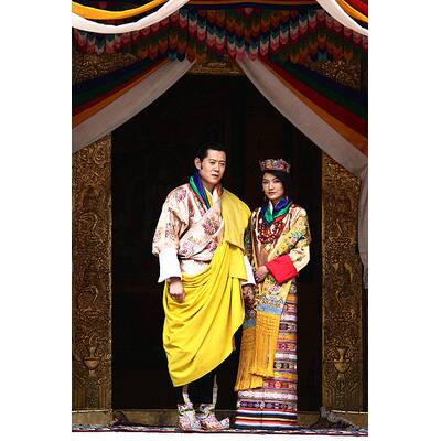 So heiratet König Jigme Khesar Namgyal Wangchuck von Bhutan seine Jetsun Pema.