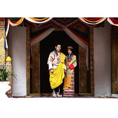 So heiratet König Jigme Khesar Namgyal Wangchuck von Bhutan seine Jetsun Pema.