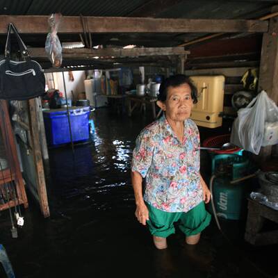 Jahrhundert-Hochwasser in Bangkok