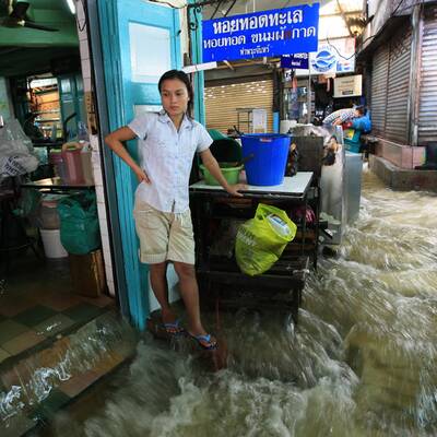 Jahrhundert-Hochwasser in Bangkok