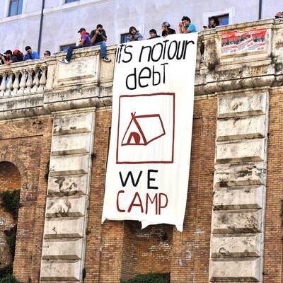 Proteste gegen Berlusconi in Rom