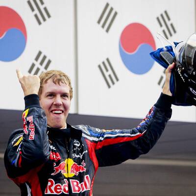 So jubeln Vettel und Red Bull