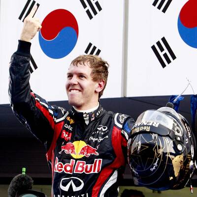 So jubeln Vettel und Red Bull