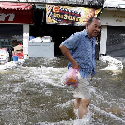 Land unter in Bangkok