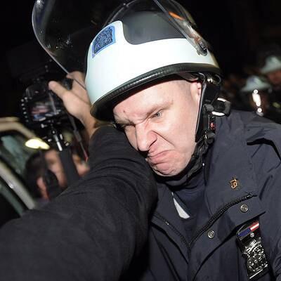 Occupy Wall Street: Polizei und Demonstranten geraten aneinander