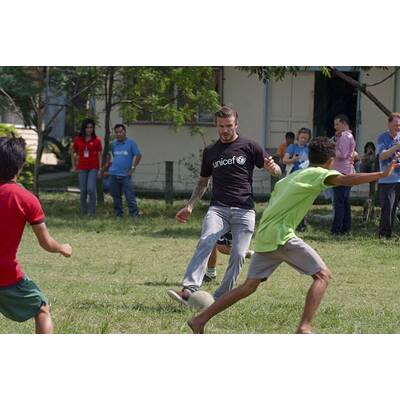 David Beckham: Für Unicef auf den Philippinen