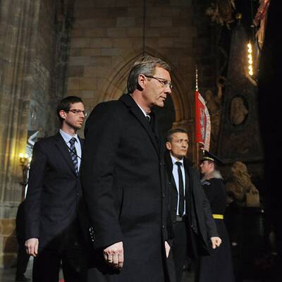 Staatsbegräbnis für Václav Havel in Prag