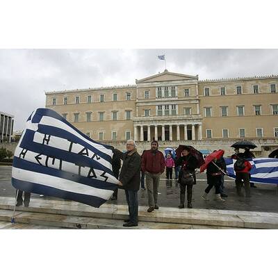 Massenproteste in Athen