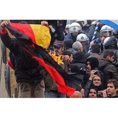 Massenproteste in Athen