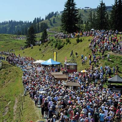 Tausende wanderten mit Hansi auf den Hahnenkamm