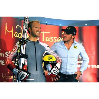 Hermann Maier: Wachsfigur bei Madame Tuassauds in Wien