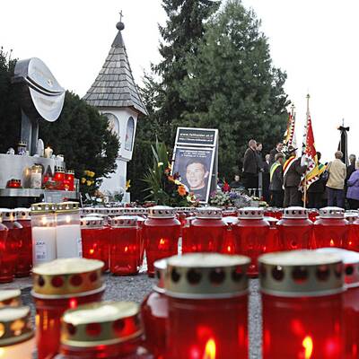 Gedenken an Jörg Haider in Lambichl