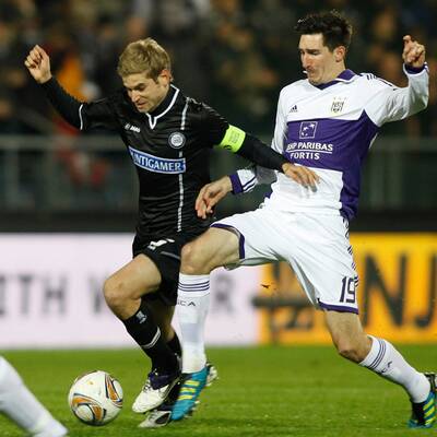 SK Puntigamer Sturm Graz gegen RSC Anderlecht 