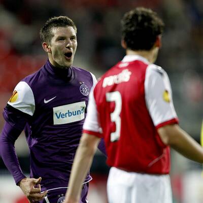 AZ Alkmaar gegen Austria Wien