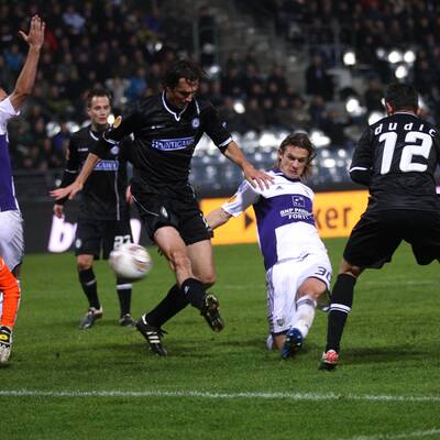 SK Puntigamer Sturm Graz gegen RSC Anderlecht 