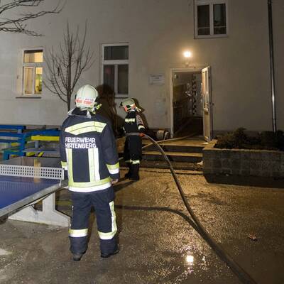 Feuer in Flüchtlingsheim in NÖ