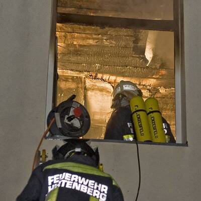 Feuer in Flüchtlingsheim in NÖ