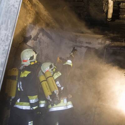 Feuer in Flüchtlingsheim in NÖ