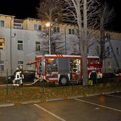 Feuer in Flüchtlingsheim in NÖ