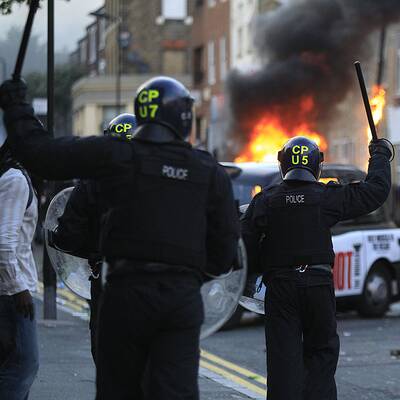 Flammen über London