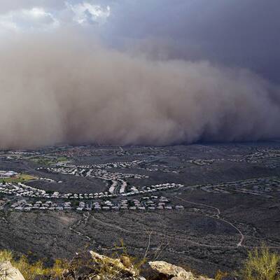 Sandsturm in Phoenix, Arizona