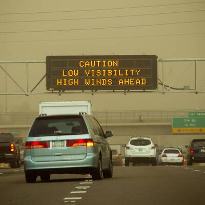 Sandsturm in Phoenix, Arizona