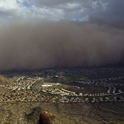 Sandsturm in Phoenix, Arizona