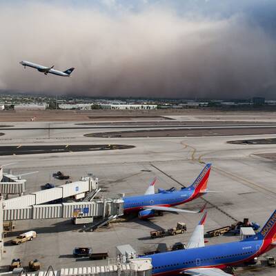 Sandsturm in Phoenix, Arizona