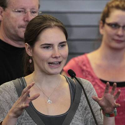 Amanda Knox ist wieder daheim