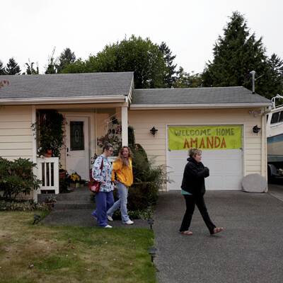 Amanda Knox ist wieder daheim