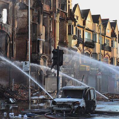 Flammen über London