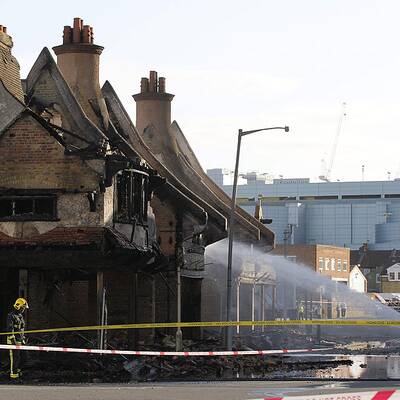 Flammen über London