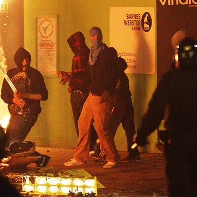 Massive Ausschreitungen in Tottenham