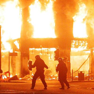 Massive Ausschreitungen in Tottenham