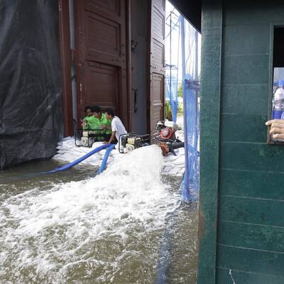 Land unter in Bangkok
