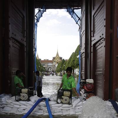 Land unter in Bangkok