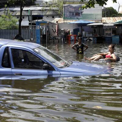 Land unter in Bangkok