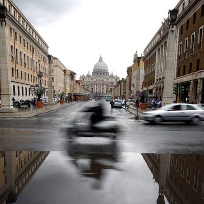 Schwere Unwetter-Schäden in Rom