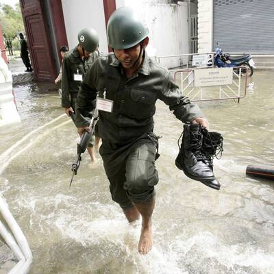 Land unter in Bangkok
