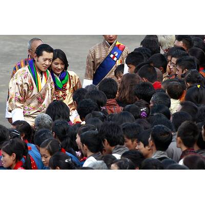 So heiratet König Jigme Khesar Namgyal Wangchuck von Bhutan seine Jetsun Pema.