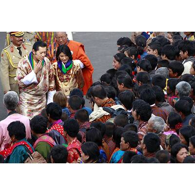 So heiratet König Jigme Khesar Namgyal Wangchuck von Bhutan seine Jetsun Pema.