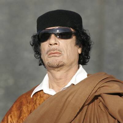Gaddafi in Tunis