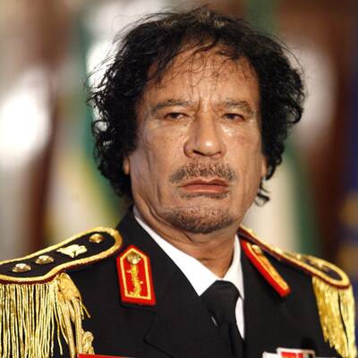 Gaddafi in Tunis