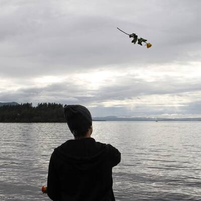 Trauer auf der Insel Utöya