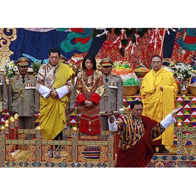 So heiratet König Jigme Khesar Namgyal Wangchuck von Bhutan seine Jetsun Pema.