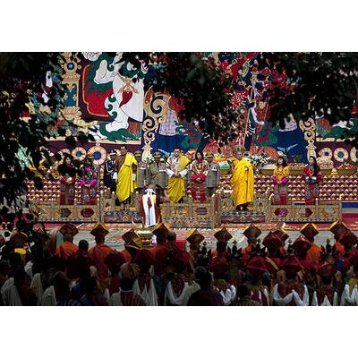 So heiratet König Jigme Khesar Namgyal Wangchuck von Bhutan seine Jetsun Pema.