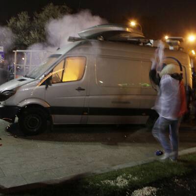 Schwere Krawalle in Warschau